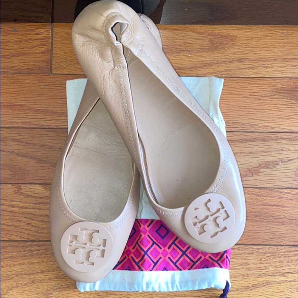 Tory Burch Nude Minnie Ballet flats